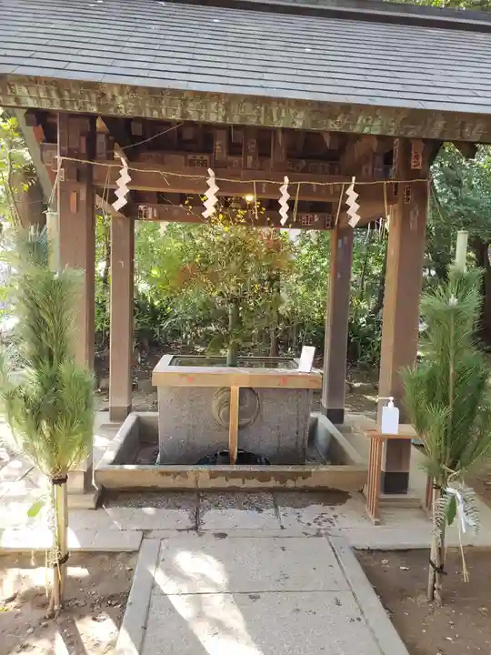 赤坂氷川神社の手水舎