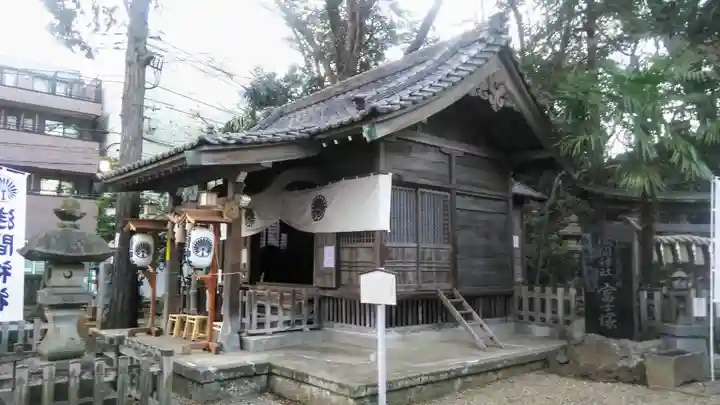 浅間神社の本殿・本堂