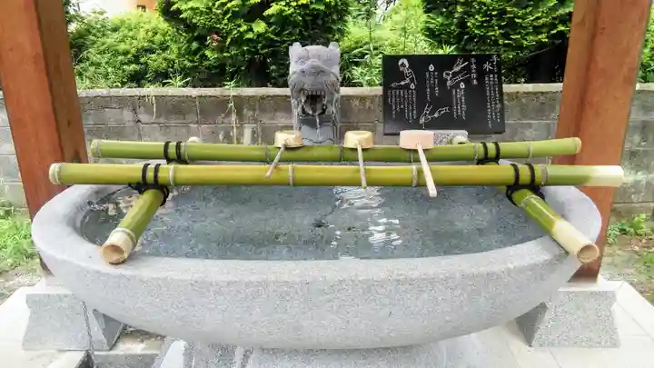 石和八幡宮(官知物部神社)の手水舎