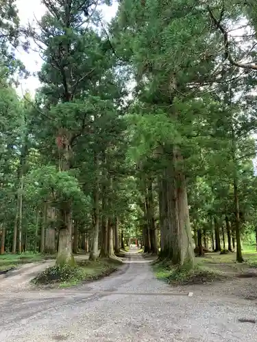 岩手山神社の景色