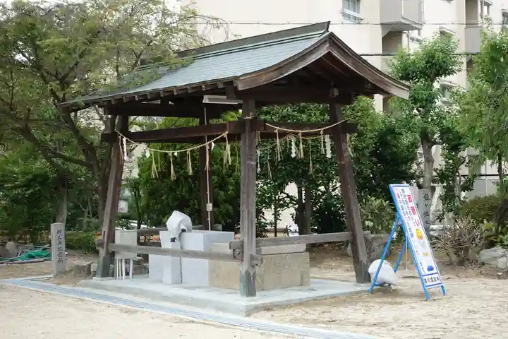 日置天神社の手水舎