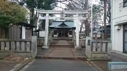 井口八幡神社の鳥居