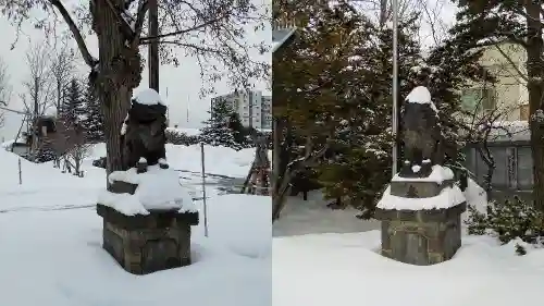 篠路神社の狛犬