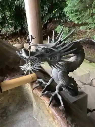 若宮八幡社（力長町）の手水舎