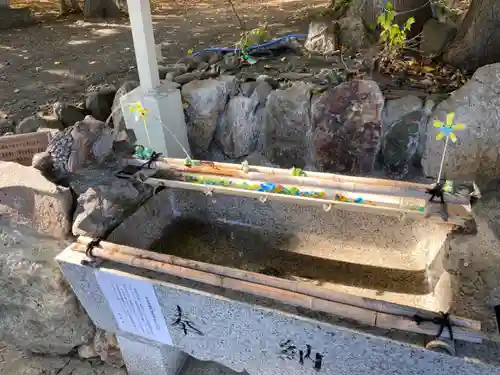 星置神社の手水