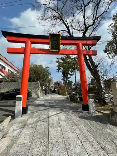 綱敷天満宮の鳥居