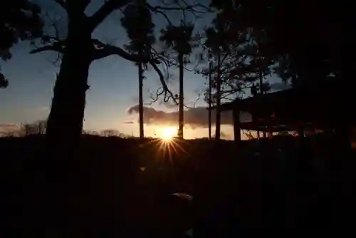 阿久津「田村神社」（郡山市阿久津町）旧社名：伊豆箱根三嶋三社の景色