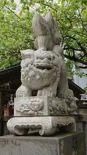 元三島神社の狛犬