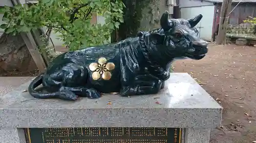 新井天神北野神社の狛犬