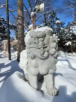 旭川神社の狛犬