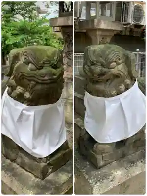 打出天神社の狛犬