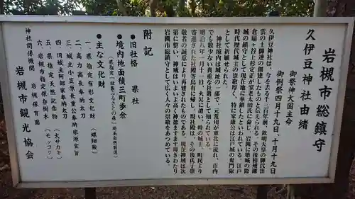 岩槻久伊豆神社の御朱印