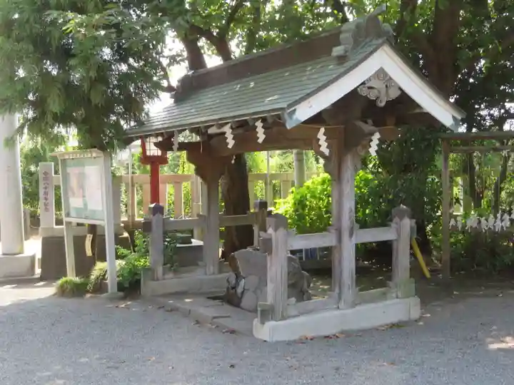 菅谷神社の手水舎
