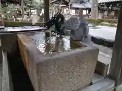 沙沙貴神社の手水