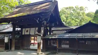 河合神社(鴨川合坐小社宅神社)の山門・神門