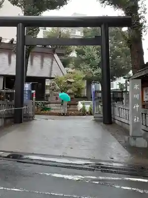 高円寺氷川神社の鳥居