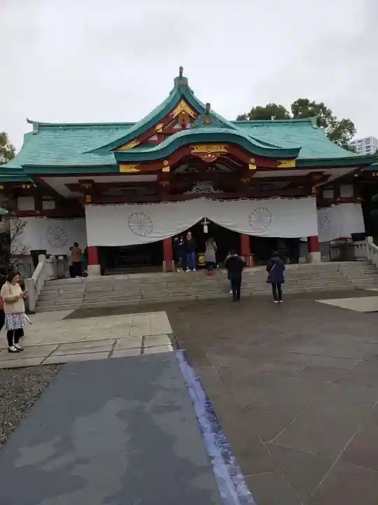 日枝神社の本殿・本堂
