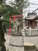堅町神明宮の狛犬
