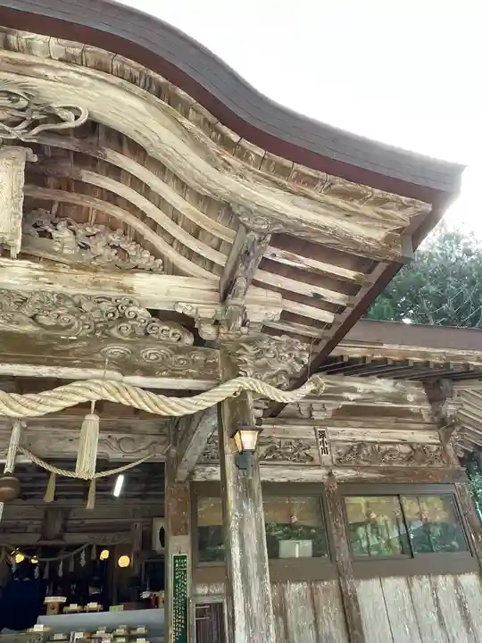 上一宮大粟神社の本殿・本堂