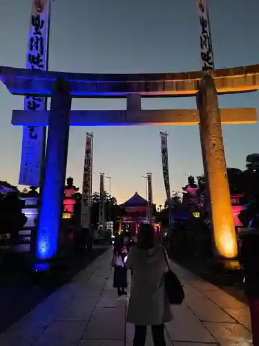 豊川閣　妙厳寺の鳥居