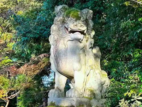 越中一宮 髙瀬神社の狛犬