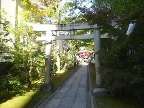 溝口神社の鳥居