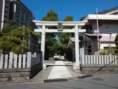 青砥神社の鳥居