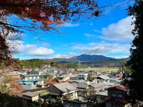 鮎貝八幡宮の景色