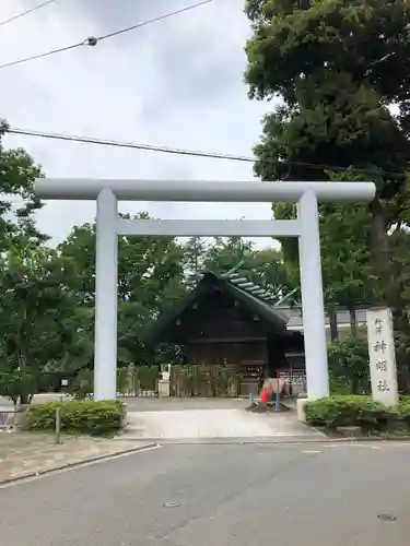 所澤神明社の鳥居