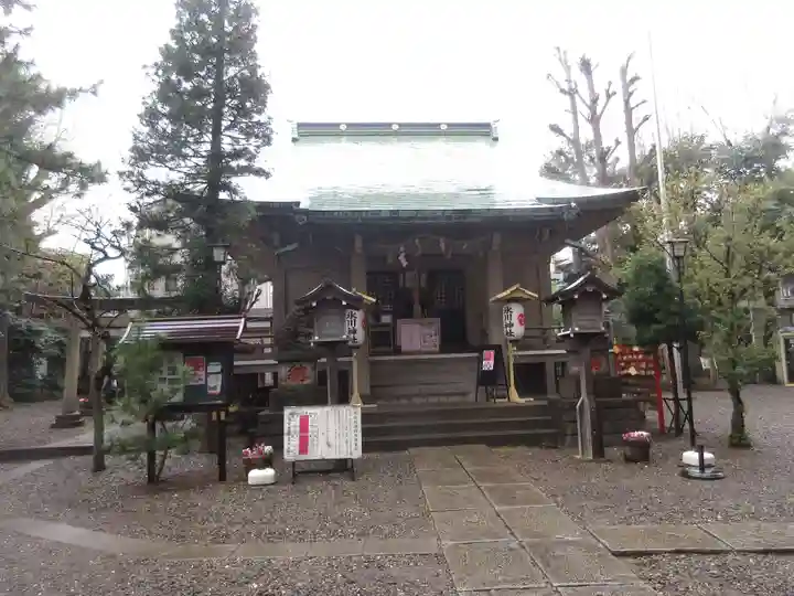 上目黒氷川神社の本殿・本堂