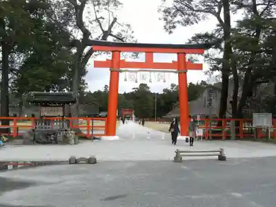 賀茂別雷神社(上賀茂神社)の鳥居