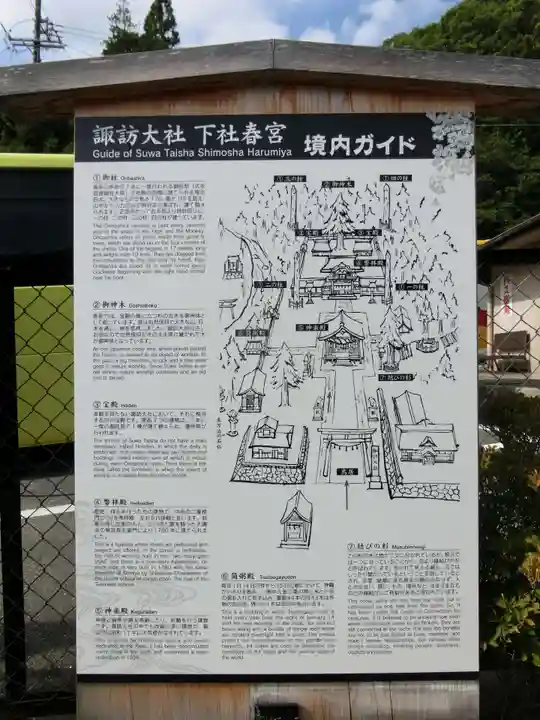 諏訪大社下社春宮のその他建物