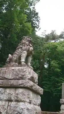間々田八幡宮の狛犬