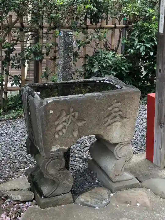 坂稲荷神社の手水舎