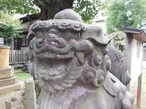 西向天神社の狛犬