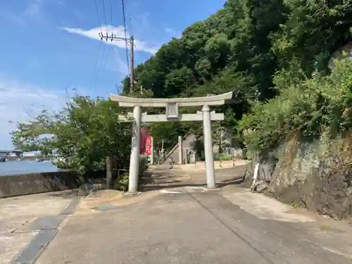 湊三嶋大明神社の鳥居