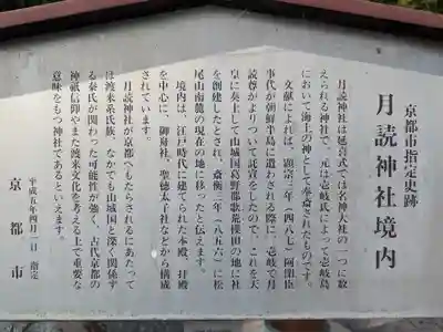 月読神社（松尾大社摂社）の歴史