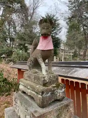 竹中稲荷神社(吉田神社末社)の狛犬