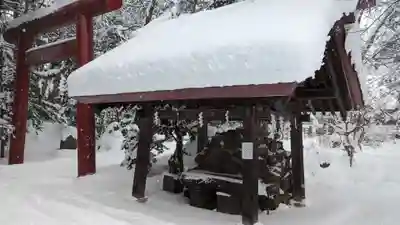 比布神社の手水舎