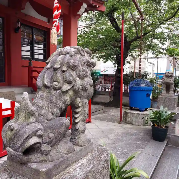 八幡神社の狛犬