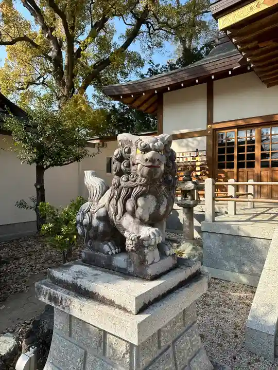 久居八幡宮(野邊野神社)の狛犬