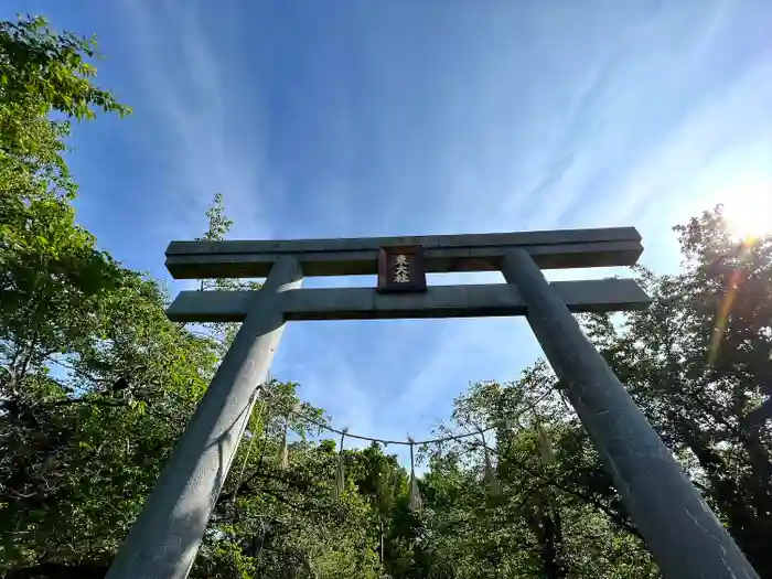 伊那東大社の鳥居