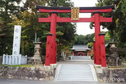 龍田大社の鳥居