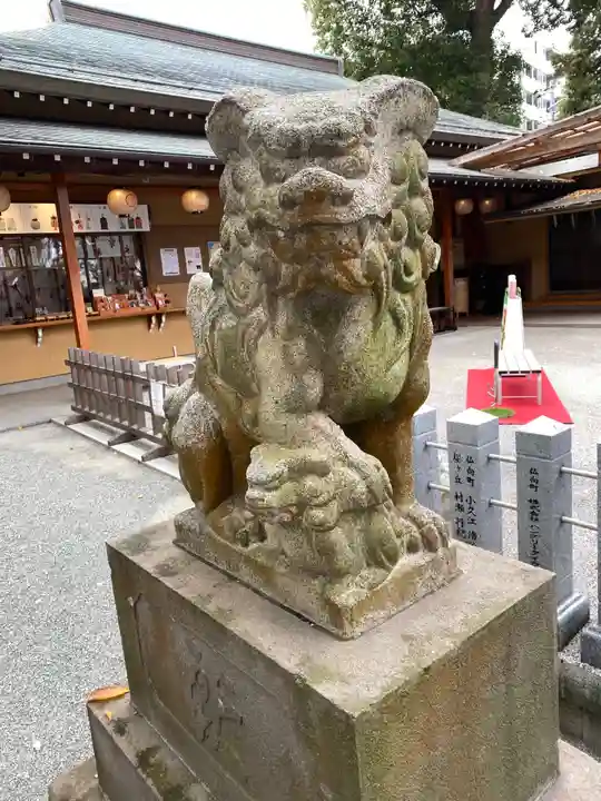 星川杉山神社の狛犬