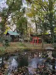 調神社の庭園