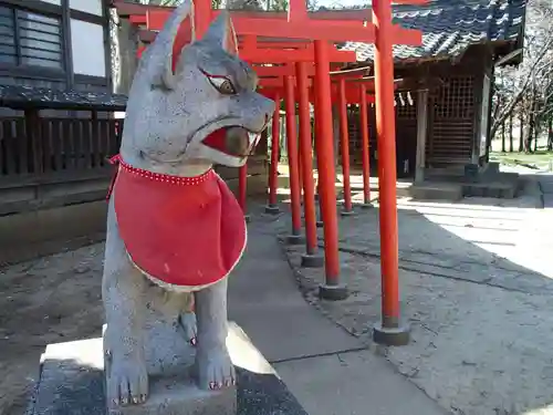 佐間天神社の狛犬