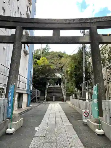 御田八幡神社の鳥居