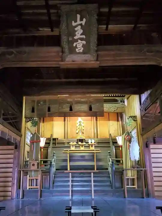 日吉神社の本殿・本堂