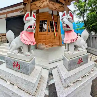 久助稲荷神社の狛犬