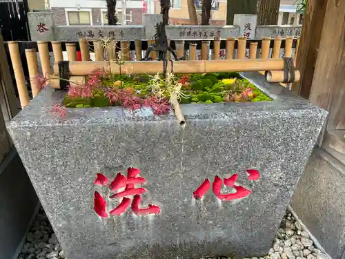 高円寺氷川神社の手水